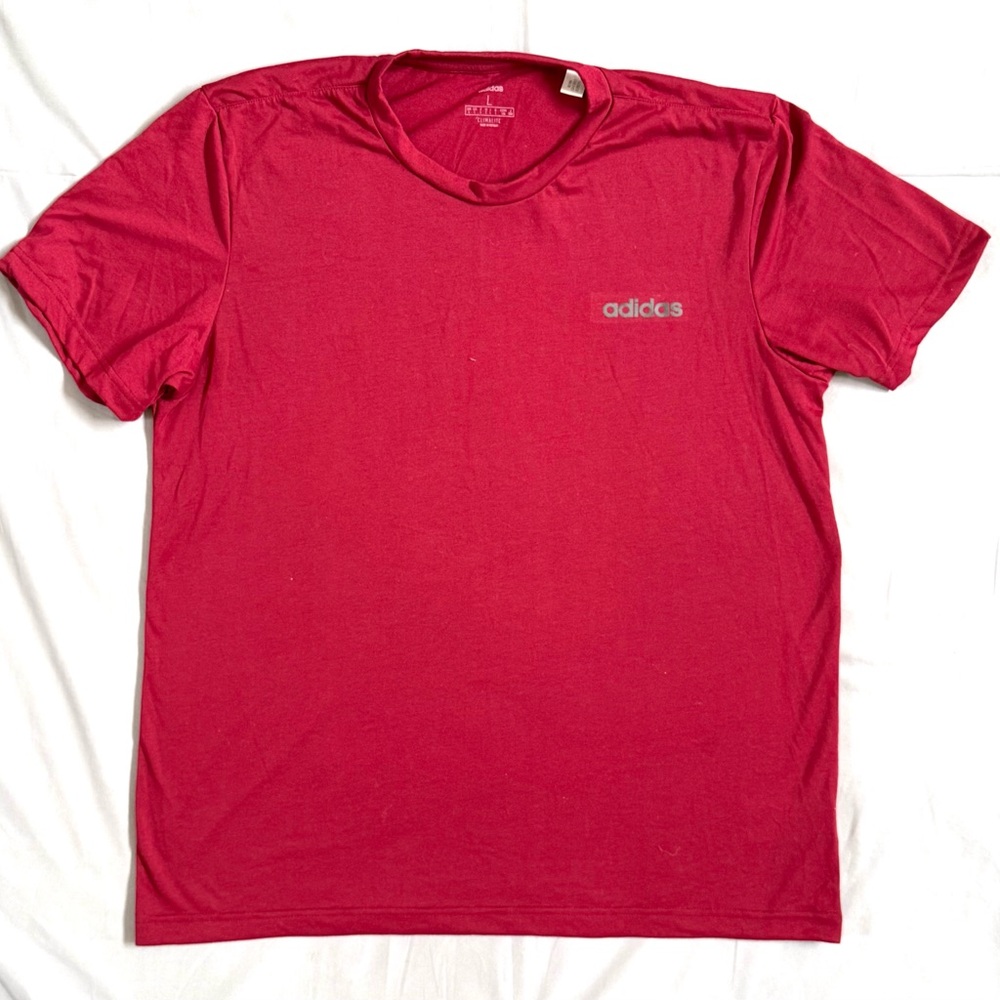 Adidas Bold Red Short Sleeve‎ Tee